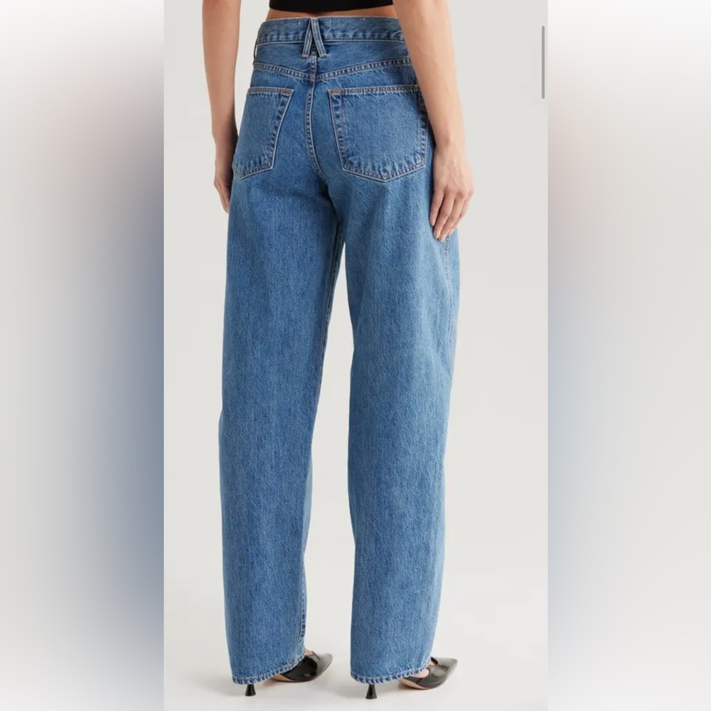 Slvrlake Tess Long Jean Size 25 Color Satisfaction. Low Rise with a wide leg. - Picture 3 of 8